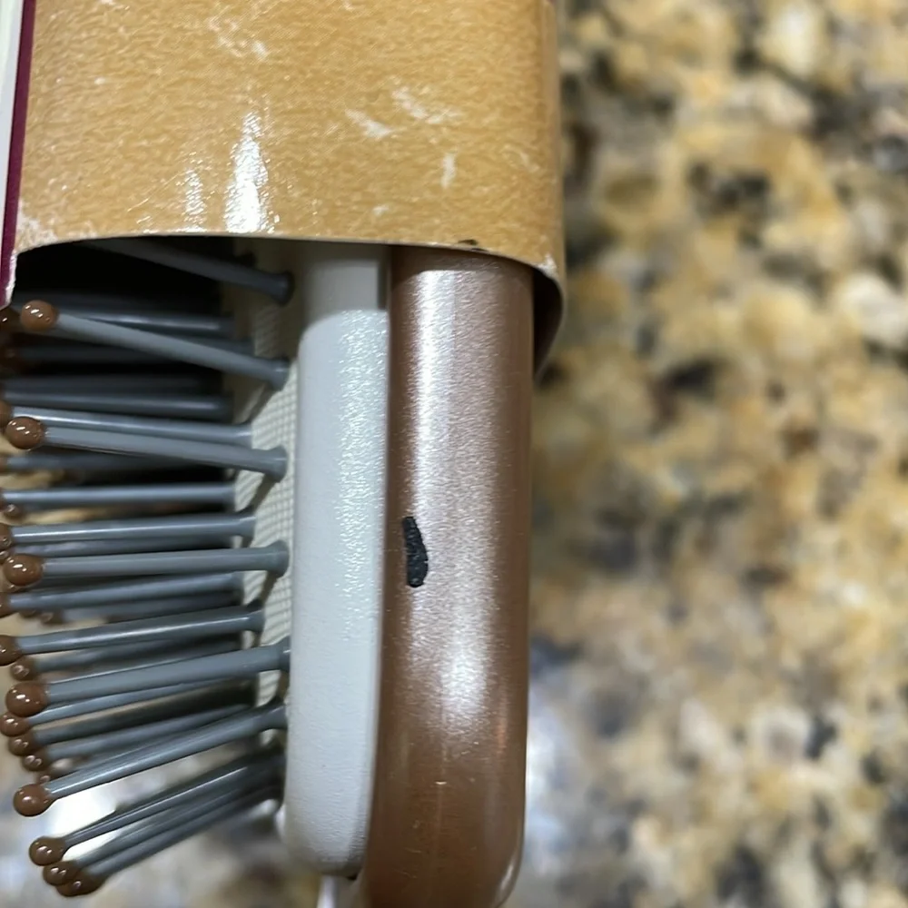 Flaw// Titanium Hair Brush - Gold and Brown - Picture 8 of 10